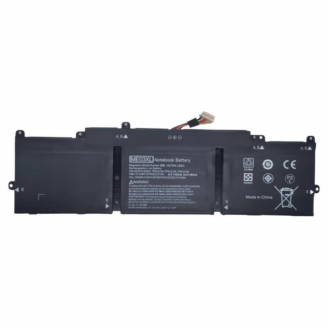 Main image of Batterymarket 11.4V 37WH ME03XL Replacement Battery Compatibe with HP Stream 11 13-C010NR Notebook 787521-005 787089-541 TPN-Q154 TPN-Q155 TPN-Q156
