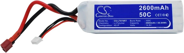 Main image of Replacement Battery Compatible for RC CS-LT970RT (2600mAh/14.8V), CS-LT970RT Battery