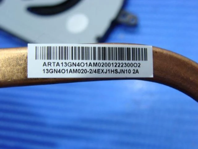 Alt view image 3 of 5 - Cpu cooling fan for Asus X401U-EBL4 14 inches with Heatsink 13GN4O1AM020