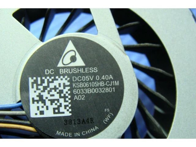 Alt view image 3 of 5 - Cpu cooling fan for HP ENVY TS M7-J020DX 17.3 inches 6033B0032801