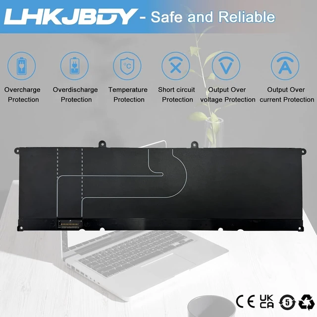 Alt view image 5 of 7 - KV690 Laptop Battery Compatible with Dell Precision 5690 Precision 5680 Series Notebook 6D2HW 06D2HW WPYCV 0WPYCV 0N7KV9 N7KV9