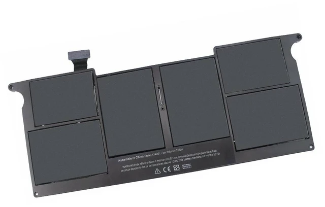 Main image of Powerwarehouse New A1406 Replacement Battery for Apple MacBook Air 11 A1370, A1406, A1465, A1495 7.6V 5100mah
