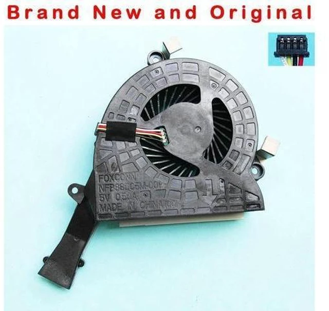 Main image of New original fan for HP Pavilion All IN One 24-B 24-B223W 24-B009 CPU cooling fan cooler 863804-001 NFB88C05M-001 5V 0.5A
