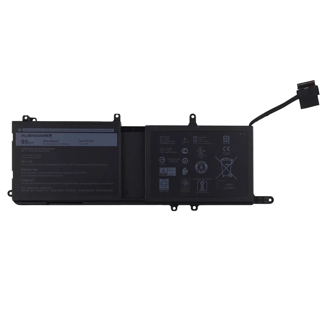 Alt view image 4 of 6 - Vvsialeek New 9NJM1 99Wh Laptop Replacement Battery Compatible with Dell Alienware 15 R3 R4 17 R4 R5 ALW17C-D1738 D1748 D1758.