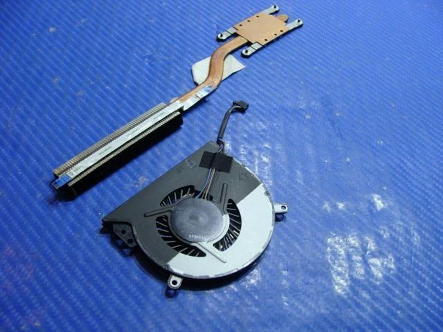 Alt view image 2 of 5 - Cpu cooling fan for HP Chromebook 14-q010nr 14 inches with Heatsink 743674-001