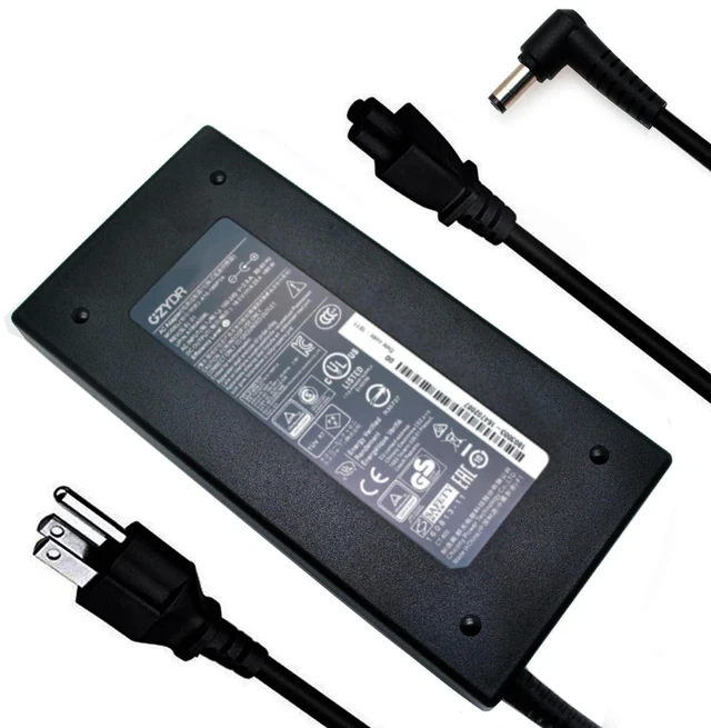 Main image of 19.5V 9.23A 180W Laptop Charger for Msi A15-180P1A, for Sager NP7876 NP7856-N NP7856-S NP8956 NP8957 Notebook AC Adapter 5.5x2.5mm with Power Cord