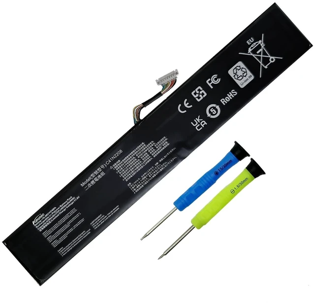 Main image of AURUNHO 74Wh C41N2208 Battery for Replacement for ASUS Rog Ally PC71L RC71L Gaming Handheld Series RC71L-NH001W RC71L-NH002W RC71L-NH019W 15.48V
