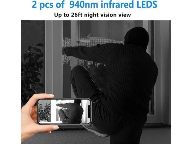 Alt view image 5 of 7 - Smallest Spy Camera,Wireless Camera Detector,HD1080P Wireless Wif Camera, Mini Video Surveillance,Baby Monitor Camera with Night Vision,Motion Detection,Cloud Storage for Security with iOS AndroidAPP