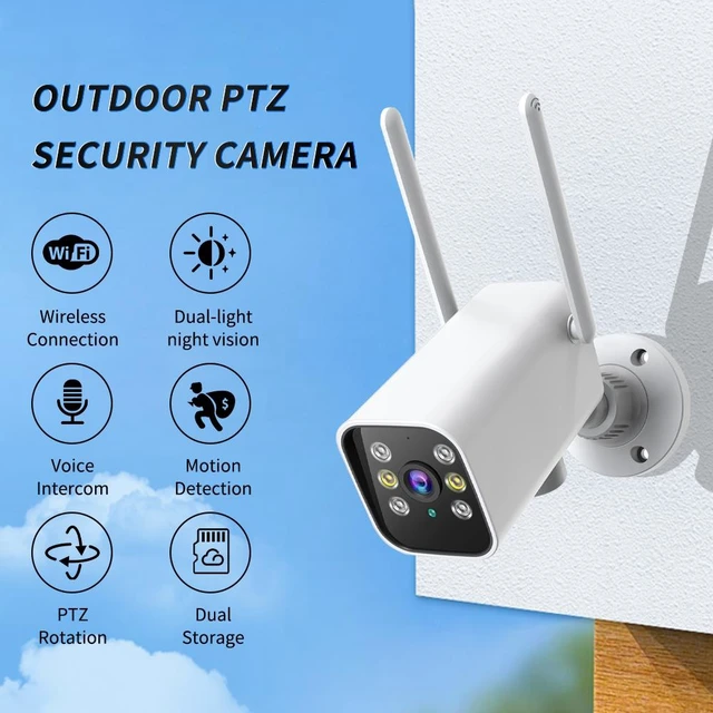 Alt view image 6 of 7 - K20 Full-Color Night Vision HD Security Camera Wireless WiFi Waterproof Bullet Camera, Indoor/Outdoor Remote Surveillance