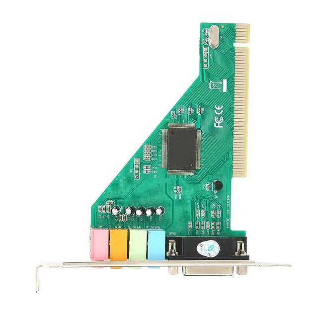 Alt view image 4 of 5 - CMI8738 PCI Sound Card, PCI Sound Card Channel 4.1 for Computer Desktop Internal Audio Karte Stereo Surround
