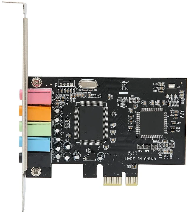 Main image of PCIe Sound Card, 5.1 Internal Sound Card for PC 7 /Vista/XP 32/64 bit with Low Bracket, 3D Stereo PCI e Audio Card