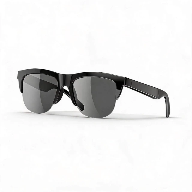 Main image of Translator Smart Glasses - 137 Languages Translation Device, Fingerprint Touch Control, TR90 PC Open Directional Bluetooth Translator Glasses with Dual Mic for Travel