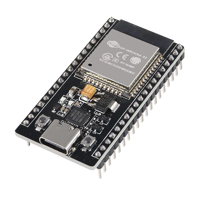 Alt view image 4 of 5 - 5Pcs ESP32 Development Board CP2102 Chip 38Pin Narrow Version WiFi + Bluetooth Microcontroller Dual Cores ESP-32 ESP-32D Board ESP-WROOM-32 2 in 1 Dual Core Low Power Consumption ESP-32 Type C
