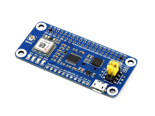 Alt view image 2 of 5 - Waveshare MAX-M8Q GNSS HAT for Raspberry Pi with Multi-Constellation Receiver Support and Support Augment Systems Like SBAS QZSS IMES and D-GPS