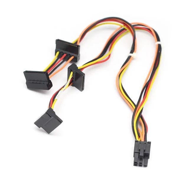 Alt view image 4 of 5 - FOR Dell Optiplex 7020 9020 T1700 MT Desktop PC 5-pin 4-Drop SATA Power Cable 0CR9TD CR9TD