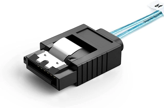 Alt view image 2 of 7 - CableCreation 2-Pack 1.6FT/0.5M Internal HD Mini SAS (SFF-8643 Host) - 4X SATA (Target) Cable,SFF-8643 to 4X SATA Cable, SFF-8643 for Controller, 4 Sata Connect to Hard Drive \u2026