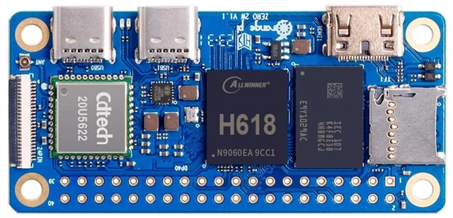 Main image of Orange Pi Zero 2W 4GB 40 Pin Allwinner H618 LPDDR4 Quad Core 64 Bit Single Board Computer, 1.5GHz Frequency WiFi 5.0 Bluetooth 5.0 onboard Antenna Support 4K Display Run Android Ubuntu (Zero 2W 4G)