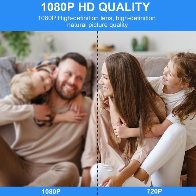 Alt view image 2 of 7 - Hidden Camera Wireless, Mini WiFi 1080P HD Camera for Home Security, APP Control Surveillance Camera Indoor Outdoor for Baby Pet, Secret Nanny Cam with Night Vision(Video Only)