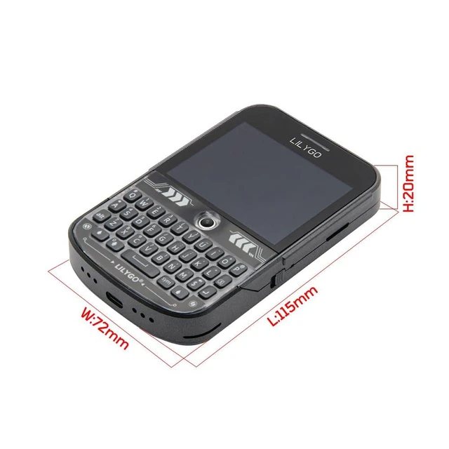 Alt view image 4 of 4 - LILYGO T-Deck Plus ESP32-S3 LORA-89 915Mhz SX1262 Ulbox GPS Black Keyboard 2.8 Inch Display TTGO Development Board with ABS Shell Version