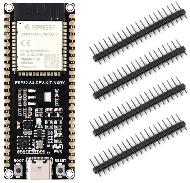Main image of Waveshare ESP32-S3 Microcontroller, 2.4GHz Wi-Fi Development Board, 240MHz Dual Core Processor, ESP32-S3-WROOM Module,32MB Flash and 16MB PSRAM
