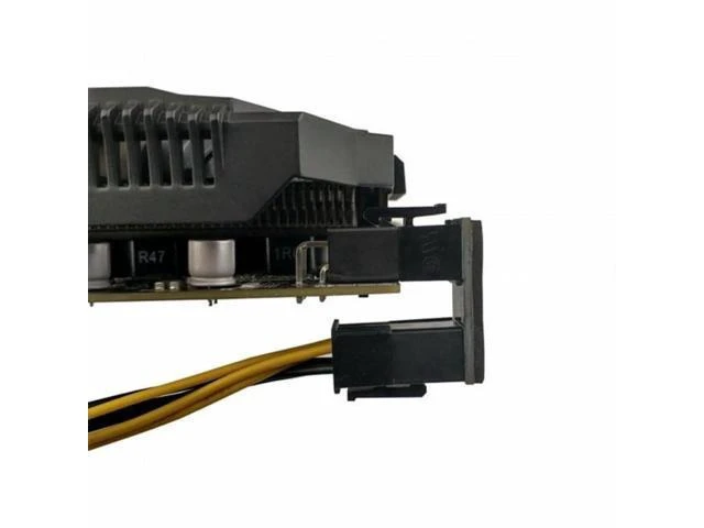 Alt view image 6 of 6 - 2 Pack 360° Adjustable ATX 6Pin Male to Female GPU Power Angle Adapter, 12V Graphics Card Power Connector