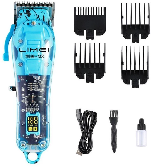 Main image of Professional Barber Hair Clipper / Electric Trimmer Salon-Grade Hair Cutting Kit, Rechargeable, Low Noise, for Home/Barbershop Use