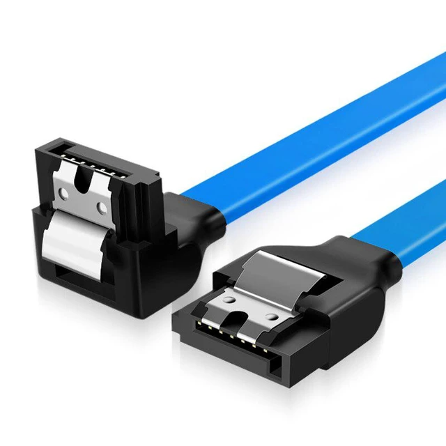 Alt view image 2 of 5 - Drive SATA 3.0 Cable SATA III 6GB/s Data Cable for SSD HDD Solid State Disk For DIY Computer PC SATA Elbow Cable