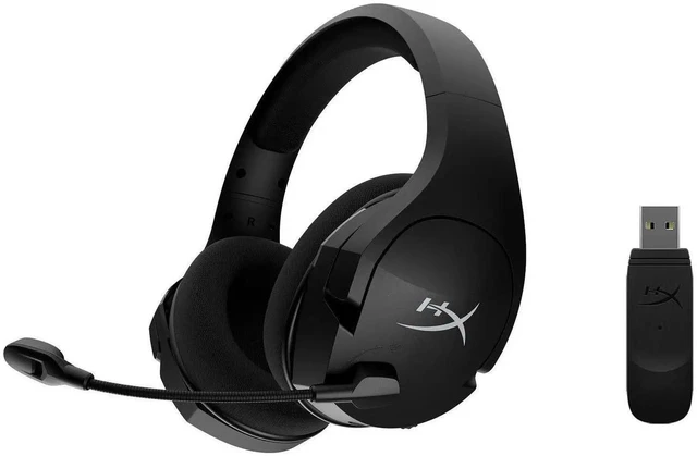 Main image of HyperX Cloud Stinger 2 Gaming Headset, DTS Headphone:X Spatial Audio, Lightweight Over-Ear Headset with mic, Swivel-to-Mute Function, 50mm Drivers, PC Compatible, Black (519T1AA)