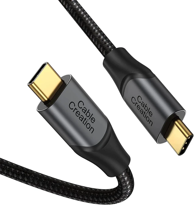 Main image of USB C Cable 10 FT 100W 20V/5A CableCreation Durable USB C to C Cable 10FT Braided Fast Charging Cable 480Mbps Data Cable for MacBook Pro iPad Air XPS S21 S20 and Other USB C Devices 3m Gray