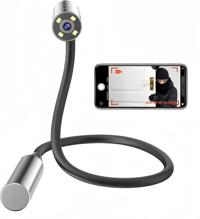 Main image of PIEPIE Hidden Camera - Wireless WiFi Small Camera with 10H Battery, Real-Time App Monitoring for Home Indoor Use, Bendable Design