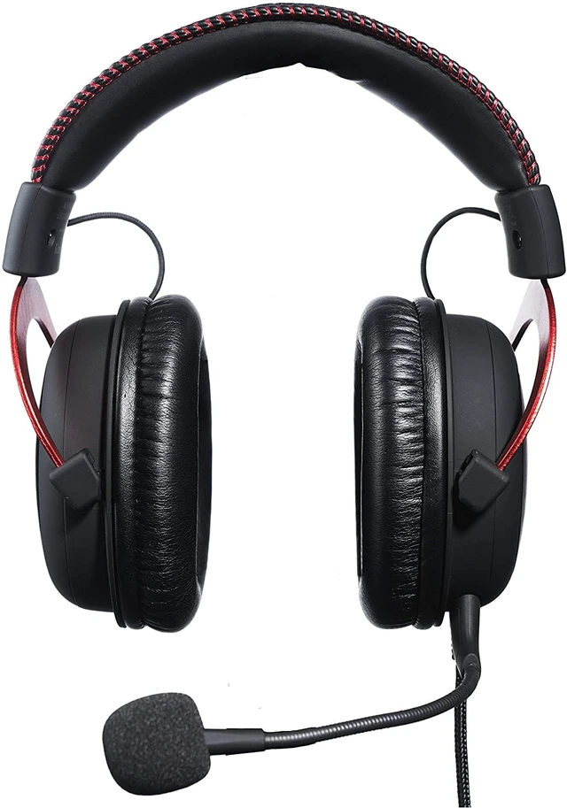 Alt view image 4 of 7 - HyperX Cloud II - Gaming Headset, 7.1 Surround Sound, Memory Foam Ear Pads, Durable Aluminum Frame, Detachable Microphone, Works with PC, PS4, Xbox One - Red&Black