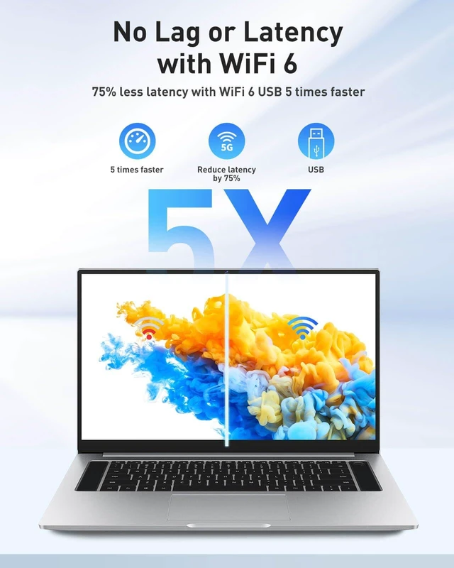 Alt view image 4 of 7 - USB WiFi Adapter for Desktop PC - AX900 Wi-Fi 6 Dual Band 5G 2.4G Wireless Adapter with 7DBi Antenna for Win11/10 WiFi Dongle for Desktop PC Laptop Gaming Wireless USB Internet Network Card (Black)