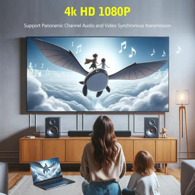 Alt view image 2 of 7 - HDMI Extender Over Cat 5e/6 2-Port HDMI to RJ45 Ethernet Network Converter Supports 1080P up to 30m/98ft Ideal for HDTV Set Top Box DVD PS4 STB Projector Digital Monitor
