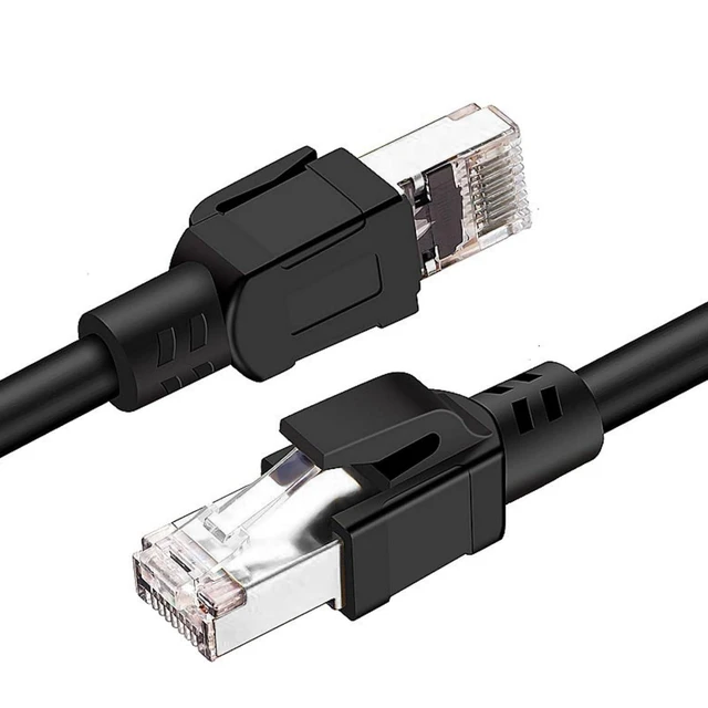Alt view image 7 of 12 - Cat8 Ethernet Cable 20Ft S/FTP Outdoor&Indoor Heavy Duty High Speed 26AWG Internet Network 40Gbps 2000Mhz RJ45 Shielded Connector Weatherproof LAN Cable