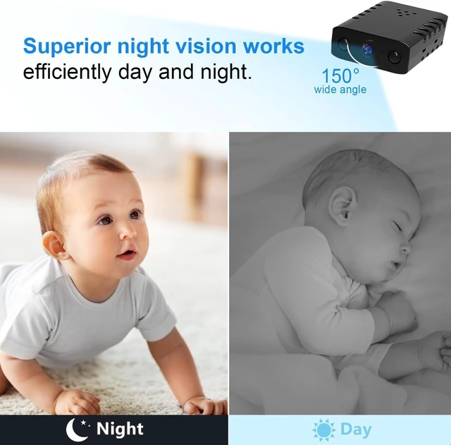 Alt view image 7 of 7 - Smallest Wireless WiFi Hidden Camera Home Security HD 4K Mini Camera, Night Vision and Motion Detection Cloud Storage Nanny Cam - for Home, Office and Carwith 64G Memory Card