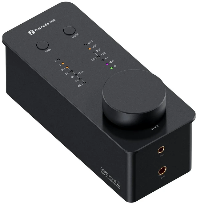 Main image of Fosi Audio SK02 DAC Amp Headphone Amplifier Desktop USB C to AUX Digital to Analog Audio Converter Adapter Preamp Optical to 3.5mm 4.4mm Balanced Combo for Home Audio System