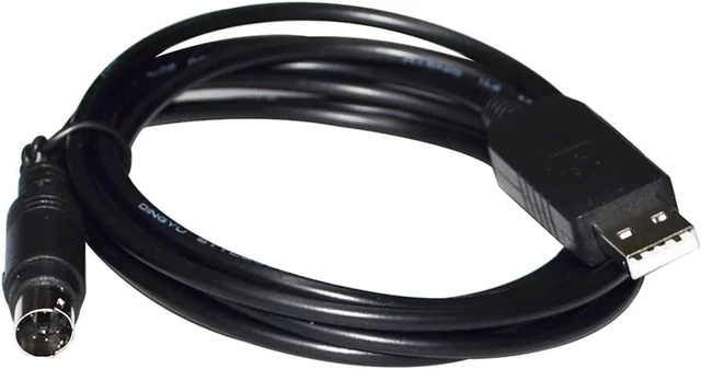 Alt view image 2 of 4 - ZHANGLH F&T>D*I FT232RL USB to 4-Channel DIN 4 PIN MD4 Adapter RS232 Serial Communication Cable(5M,USB-MINI DIN)