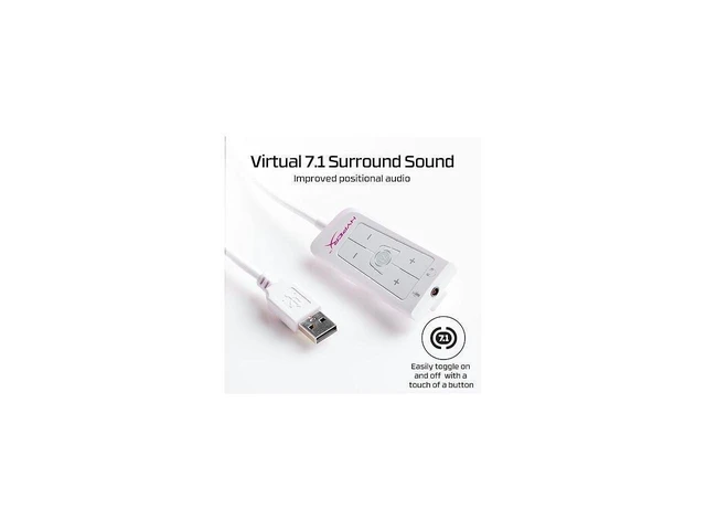 Alt view image 4 of 6 - HyperX Cloud II Gaming Headset with 7.1 Virtual Surround Sound USB Audio Control Box Included Pink PS4/PC/Xbox/Switch 4P5E0AA