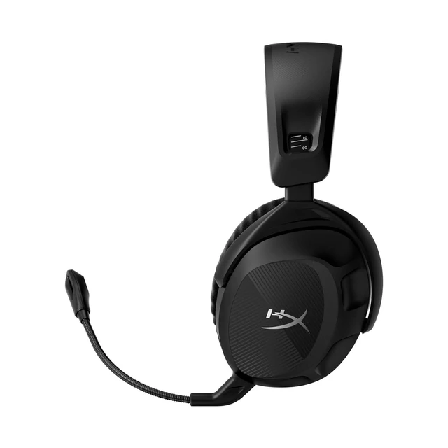 Alt view image 2 of 5 - HyperX Cloud Stinger 2 - Wireless Gaming Headset Compatible with PC. Noise-cancelling Swivel-to-mute Microphone, Comfortable Memory Foam, UP to 20 hours of battery life,Black (676A2AA)