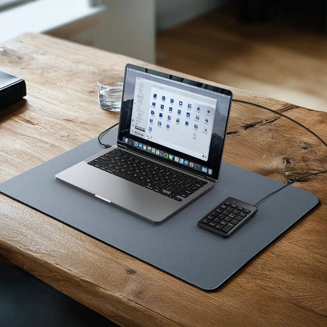Alt view image 5 of 7 - Wired USB-A Numeric Keypad for Laptop, 23 Keys Numpad Keyboard with Tab, Home, Email & Calculator Keys, 5ft Cable, Small and Lightweight Design
