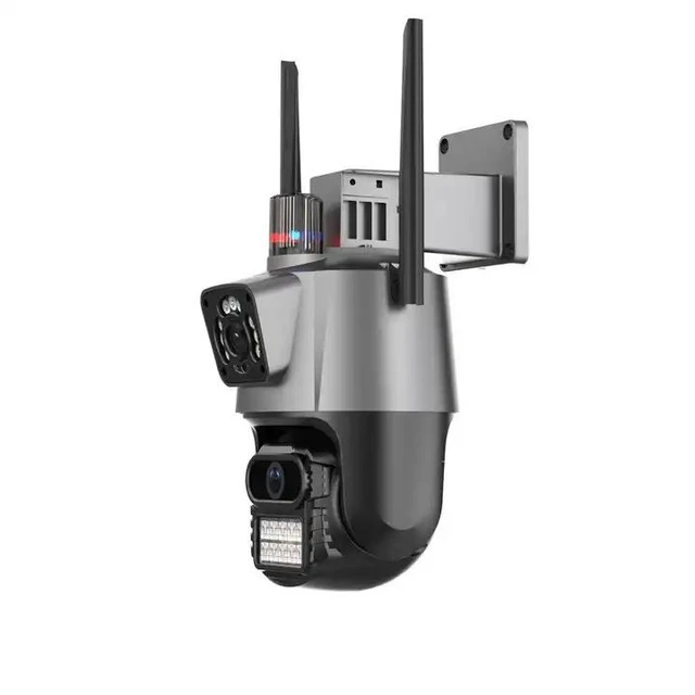 Alt view image 2 of 6 - V380 Dual-Lens Bullet & PTZ WiFi Security Camera Outdoor HD Night Vision, Smart Wireless Surveillance, US