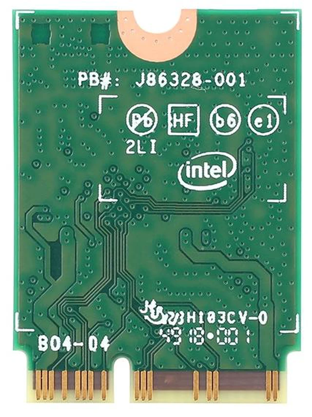 Alt view image 3 of 6 - Dual Band 2400Mbps Wireless Intel Wi-Fi 6 AX201 Bluetooth 5.0 NGFF Key E CNVi Wifi Card AX201NGW 2.4Ghz/5Ghz 802.11ac/ax,For Wi-Fi 6 Intel AX201NGW NGFF With M.2 Key E CNVI 802.11ax BT5.0 For Win10