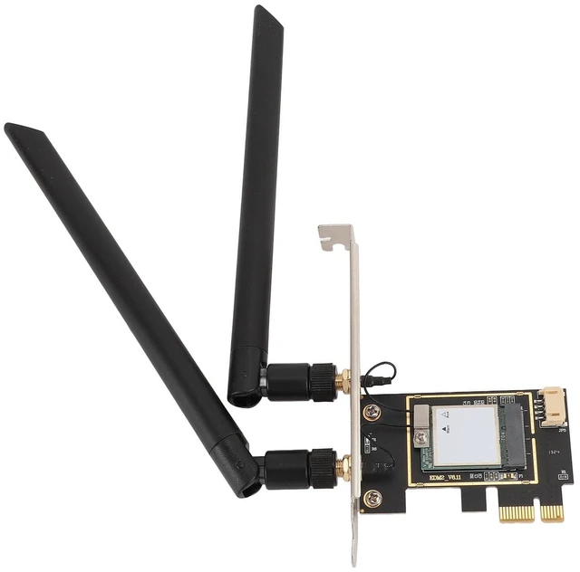Main image of MT7925 PCIe Wi Fi Card, 5400Mbps 2.4G 5G 6G Tri Band Bluetooth5.3, Network Card Adapter Support MU MIMO, for Win 10 11, for Linux