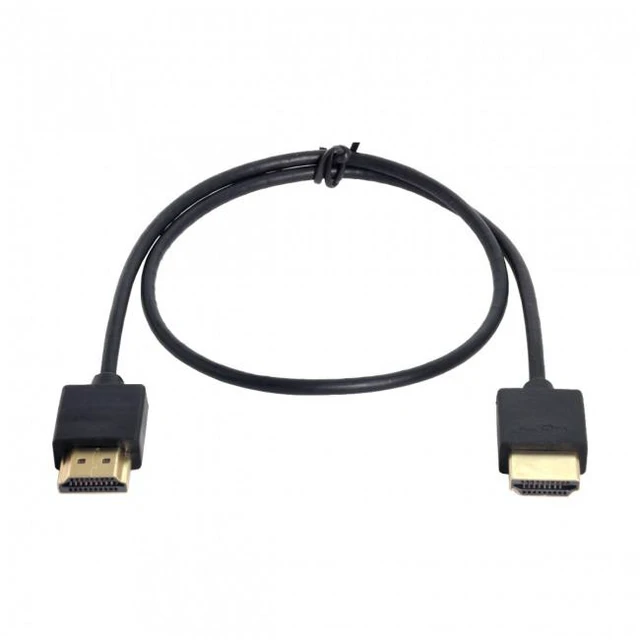 Alt view image 5 of 7 - FVH CY HD-138 OD 4.0mm standard HDMI 1.4 male to HDMI male HDTV Cable for PC Laptop HDTV 1m