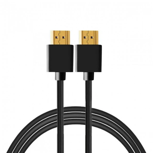 Alt view image 7 of 7 - FVH CY HD-138 OD 4.0mm standard HDMI 1.4 male to HDMI male HDTV Cable for PC Laptop HDTV 1m
