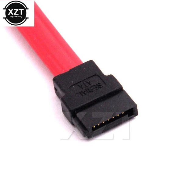 Alt view image 2 of 5 - 50CM 6Gb/s SATA3 Serial ATA DATA Extension cable, SATA 7 pin Port Saver Cable for PC SATA 3.0 SATAIII 6Gbps Hard Drive Disk,SSD