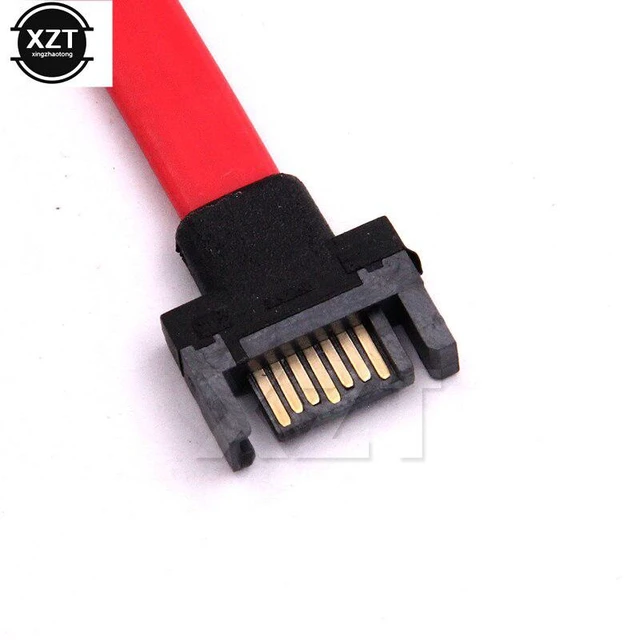 Alt view image 3 of 5 - 50CM 6Gb/s SATA3 Serial ATA DATA Extension cable, SATA 7 pin Port Saver Cable for PC SATA 3.0 SATAIII 6Gbps Hard Drive Disk,SSD