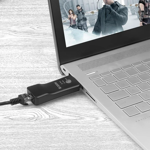 Alt view image 4 of 5 - 300Mpbs USB Wireless WiFi Smart TV Network Adapter Universal HDTV RJ45 Lan Port Repeater AP WPS for Samsung LG Sony TV