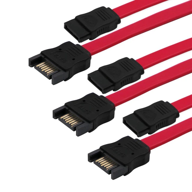 Alt view image 4 of 5 - 50CM 6Gb/s SATA3 Serial ATA DATA Extension cable, SATA 7 pin Port Saver Cable for PC SATA 3.0 SATAIII 6Gbps Hard Drive Disk,SSD