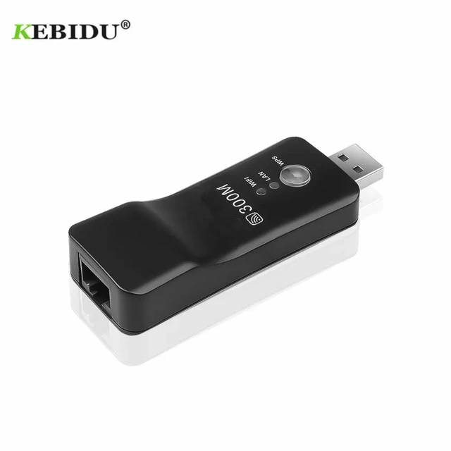 Alt view image 5 of 5 - 300Mpbs USB Wireless WiFi Smart TV Network Adapter Universal HDTV RJ45 Lan Port Repeater AP WPS for Samsung LG Sony TV